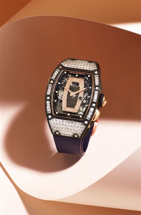 richard mille rm 037 with gem-set diamonds|The Unique Hues and Finishes of the Richard Mille RM 037.